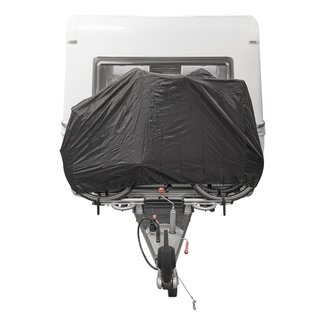 ProPlus Fietshoes voor 2 fietsen - Bescherming tegen alle weersomstandigheden - 126,5 x 162 x 53 cm - Zwart