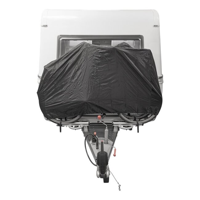 ProPlus Fietshoes voor 2 fietsen - Bescherming tegen alle weersomstandigheden - 126,5 x 162 x 53 cm - Zwart