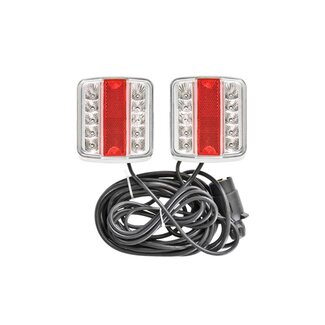 ProPlus Magnetische LED-verlichtingsset voor aanhanger - 7,5m kabel - 7-polige stekker ProPlus Magnetische LED-verlichtingsset voor aanhanger - 7,5m kabel - 7-polige stekker