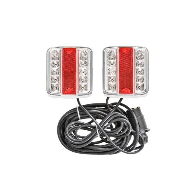 ProPlus Magnetische LED-verlichtingsset voor aanhanger - 7,5m kabel - 7-polige stekker