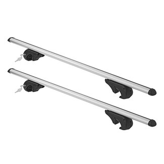 Pro Plus Dakraildrager - Lengte 120 cm - Aluminium - Maximale Belasting 90 kilo - 2 stuks