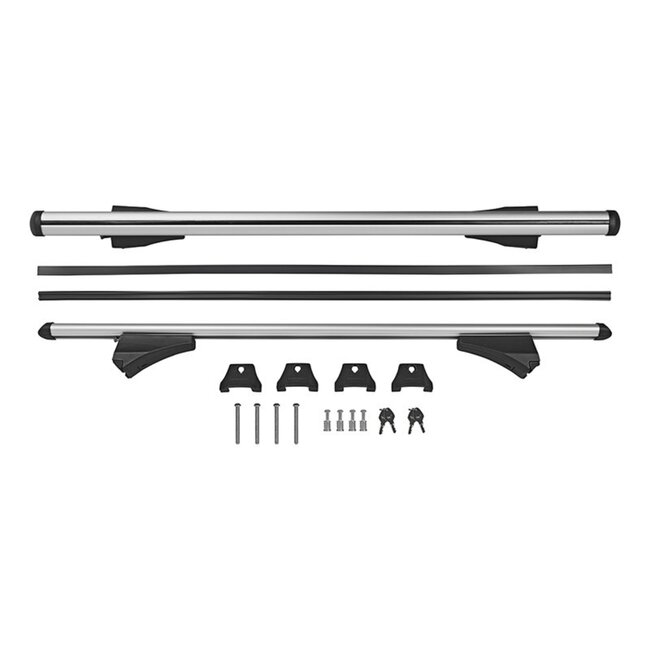 ProPlus Dakraildrager - Gesloten Dakrail - Aluminium - 120 cm - Max. 120 kg - 2 stuks