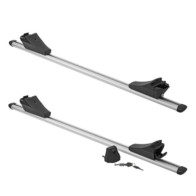 ProPlus Dakraildrager - Gesloten Dakrail - Aluminium - 120 cm - Max. 120 kg - 2 stuks