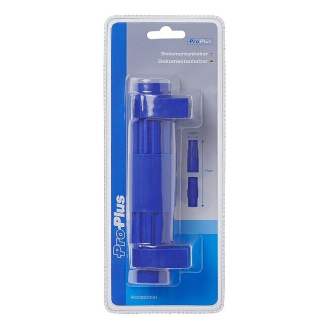 ProPlus Waterdichte documentenkoker - 17 cm - Blauw - Ø 26 mm