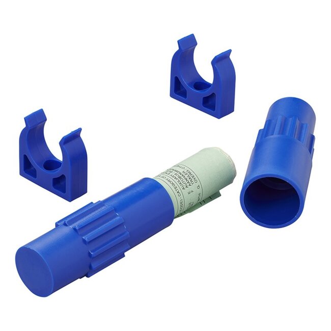 ProPlus Waterdichte documentenkoker - 17 cm - Blauw - Ø 26 mm