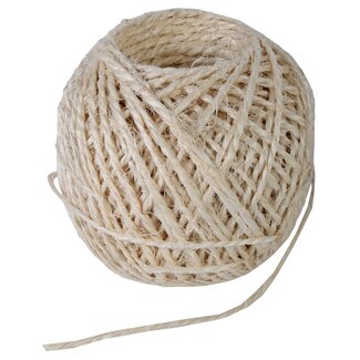 Talen Tools Sisal Paktouw 60m - Natuurlijk en Milieuvriendelijk voor Universeel Gebruik