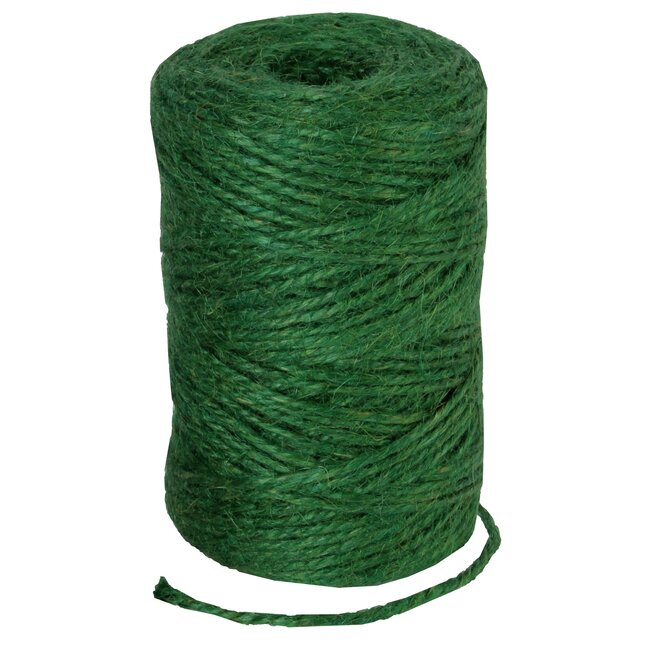 Talen Tools Jute Touw Groen 90 meter