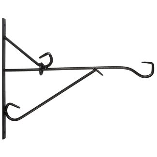 Talen Tools Muurhaak Smeedijzer Zwart 35 cm - Ideaal voor Hanging Baskets