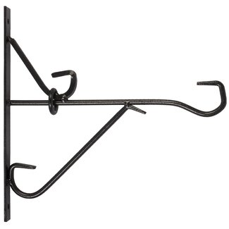 Talen Tools Muurhaak van Smeedijzer Zwart 25 cm - Perfect voor Hanging Baskets