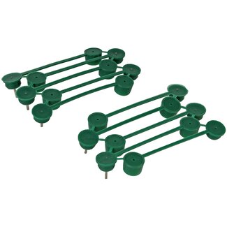 Talen Tools Plantenklemmen Groen 15 mm - Set van 15 Talen Tools Plantenklemmen Groen 15 mm - Set van 15