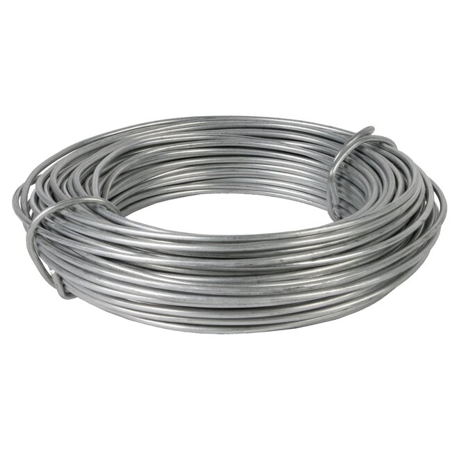 Talen Tools Gegalvaniseerde Spandraad 25m x 2.7mm - Multifunctioneel