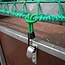 ProPlus Haak met elastische lus - 14 cm - 4 stuks - groen - ideaal voor aanhangernet en tent