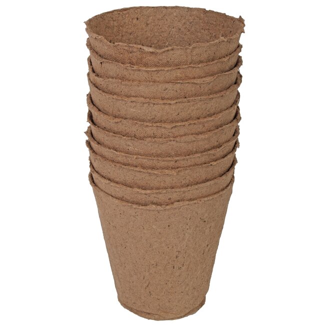 Talen Tools Zaaipot Ø 8 cm - 10 Stuks: Duurzaam Kweken