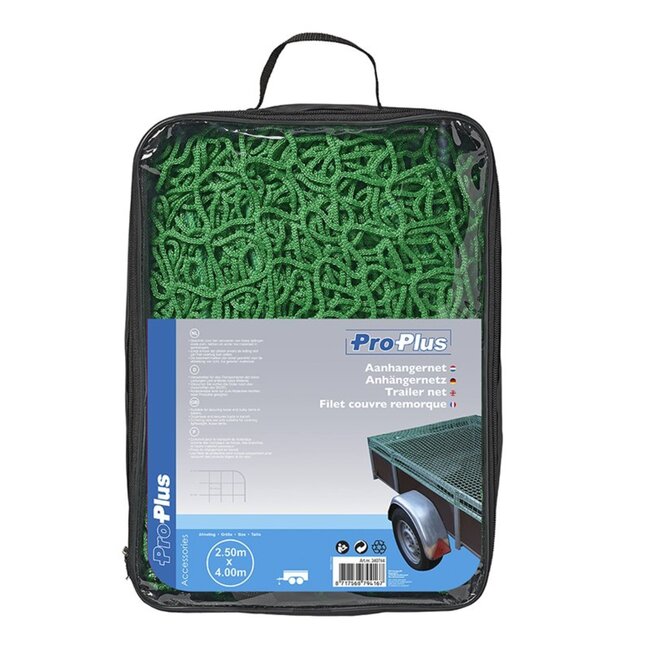 ProPlus Aanhangernet - 2.50 x 4.00 meter - Maaswijdte 45 mm - UV-gestabiliseerd - PP-garen