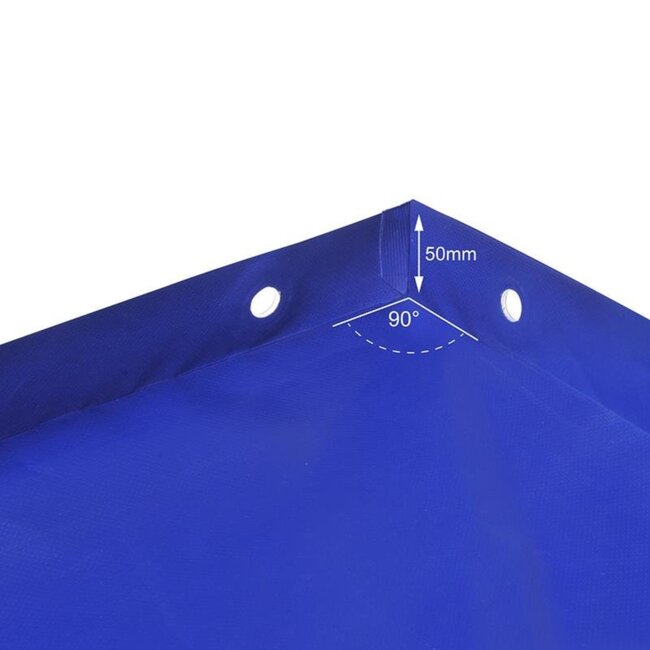 ProPlus Aanhangerzeil - Elastisch Koord - Water- & Weerbestendig - 2575 x 1345 x 50 mm