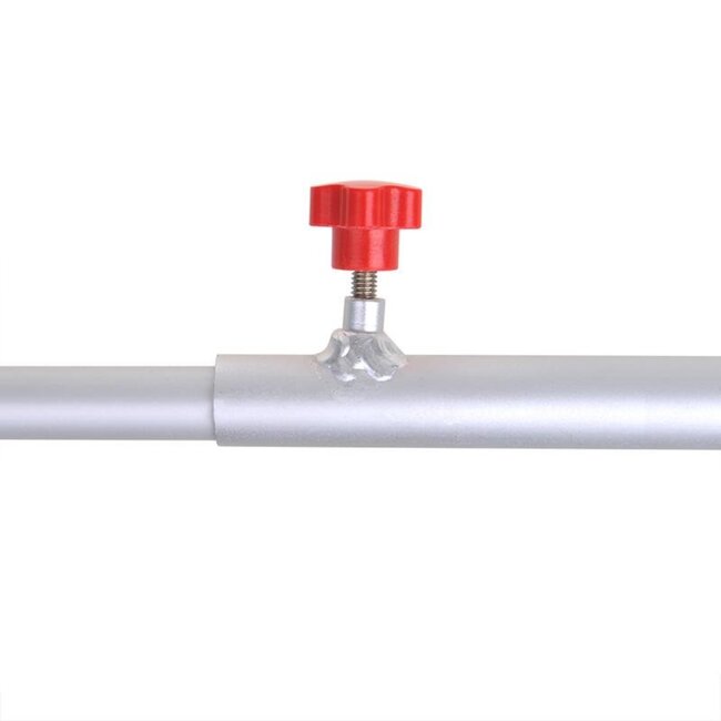 ProPlus Uitschuifbare aluminium afdekzeilbeugel - 108-146 cm - optimale regenwaterafvoer