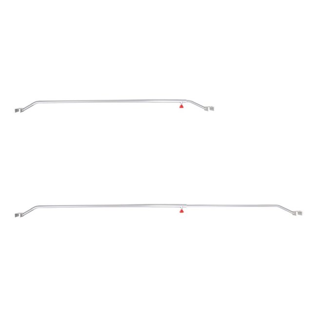 ProPlus Uitschuifbare aluminium drager voor aanhangerzeil - 132 tot 204 cm