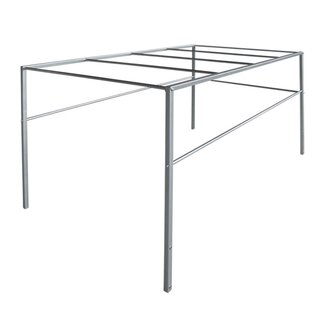 ProPlus Huifopbouw aanhanger - metaal - 207,5 x 114 x 90 cm - zilver