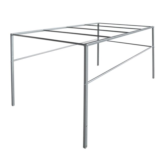 ProPlus Huifopbouw aanhanger - metaal - 207,5 x 114 x 90 cm - zilver