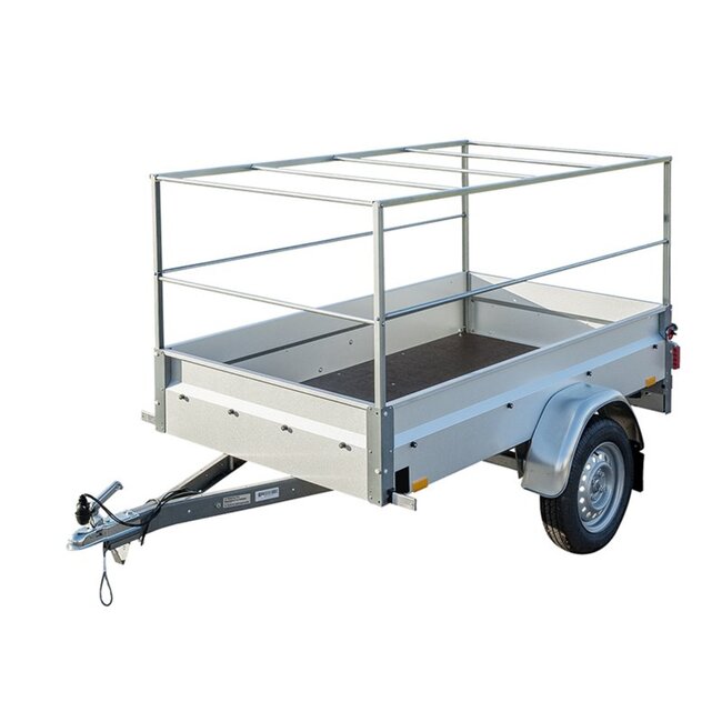 ProPlus Huifopbouw aanhanger - metaal - 207,5 x 114 x 90 cm - zilver