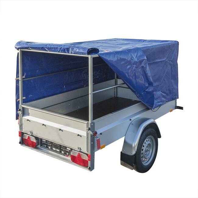 ProPlus Huifopbouw aanhanger - metaal - 207,5 x 114 x 90 cm - zilver