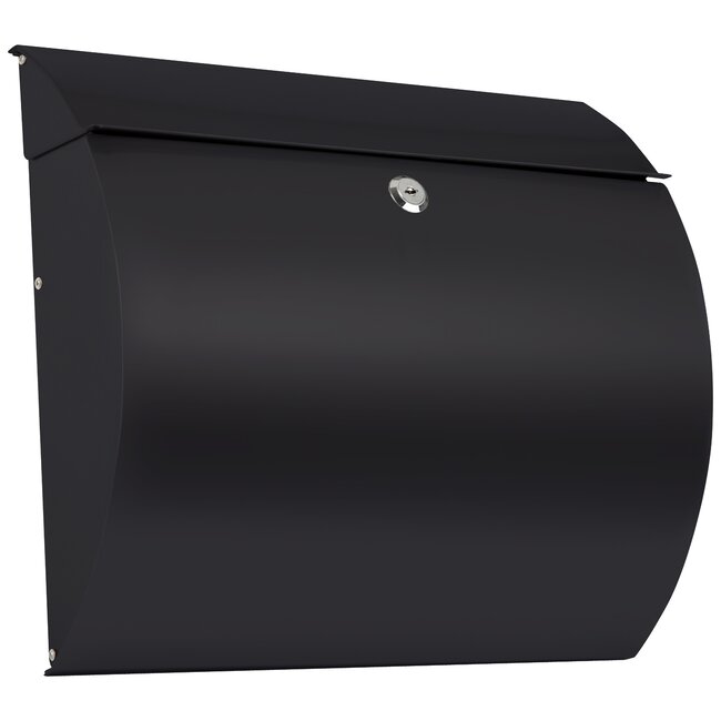 Talen Tools Brievenbus Aura - met Slot - Zwart - Inclusief 2 sleutels