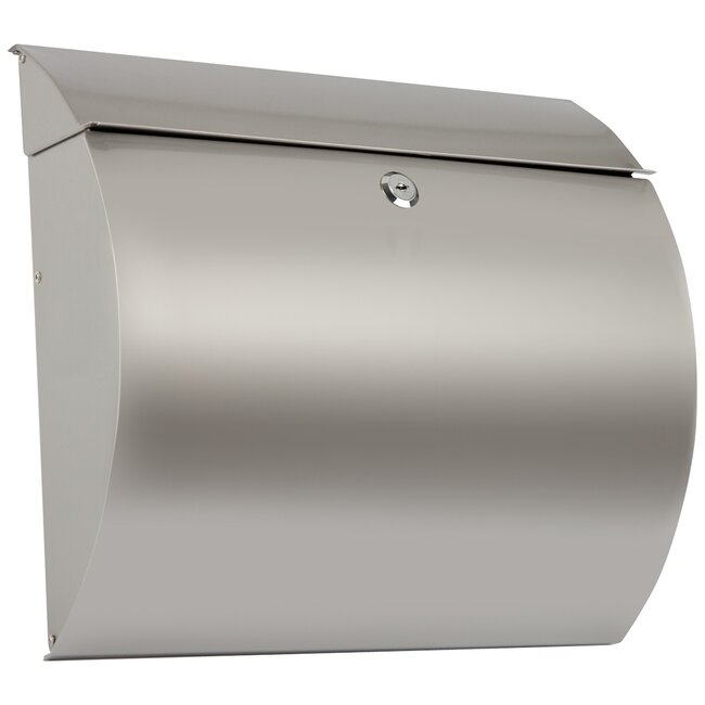 Talen Tools Brievenbus Aura - RVS met Cilinderslot - 34 x 39 x 12 cm