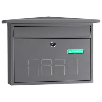 Talen Tools Brievenbus Deco - 41 x 29.5 x 10.3 cm - Zilvergrijs