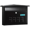 Talen Tools Brievenbus Deco - met Slot - Zwart - Inclusief 2 Sleutels Talen Tools Brievenbus Deco - met Slot - Zwart - Inclusief 2 Sleutels