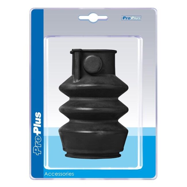 ProPlus Stofhoes voor oplooprem - rubber - Ø 50/60 mm - 125 mm lang - zwart