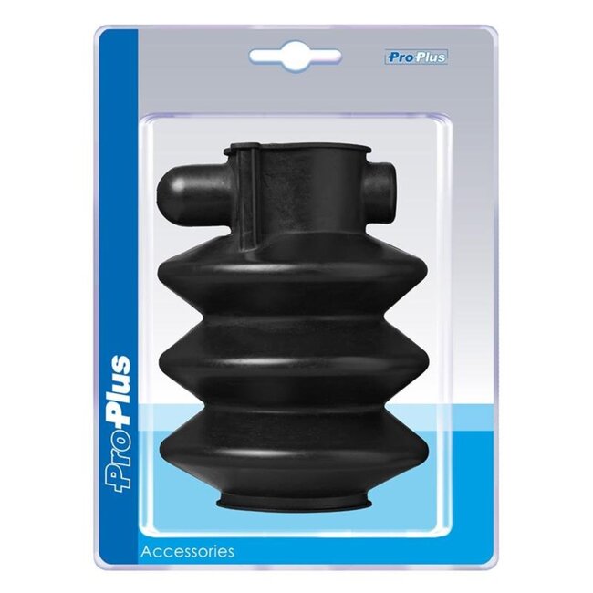 ProPlus Stofhoes voor oplooprem - Ø 55 mm - 125 mm lengte - zwart rubber - voor Knott/Avonride