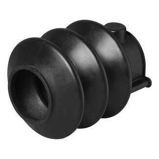 ProPlus Stofhoes voor oplooprem - Ø 55 mm - 125 mm lengte - zwart rubber - voor Knott/Avonride