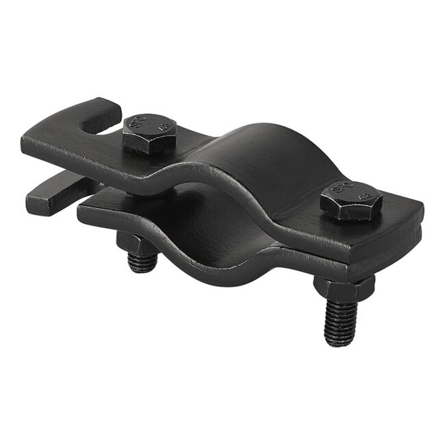 ProPlus Trekhaak hulpkoppeling - klemdeel met sleuf - zwart - 88 mm hart tot hart