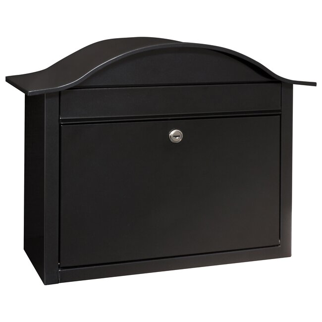 Talen Tools Brievenbus Palace - 44.4 x 34.5 x 21 cm in Mat Zwart