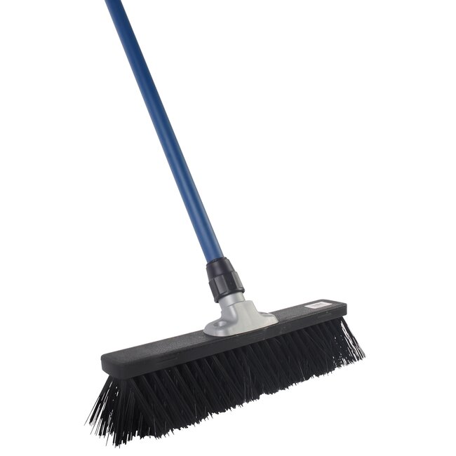 Talen Tools Ergonomische Bezem met Glasfiber Steel - 150 cm - Voor Comfortabel Schoonmaken