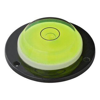 ProPlus Ronde waterpas - kunststof - 30 mm - zwart/geel