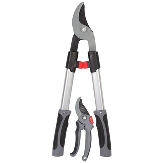 Talen Tools Snoei Set - Takken Schaar & Snoeischaar - Zwart/Grijs - 55 cm - Maximaal Takdikte 30 cm