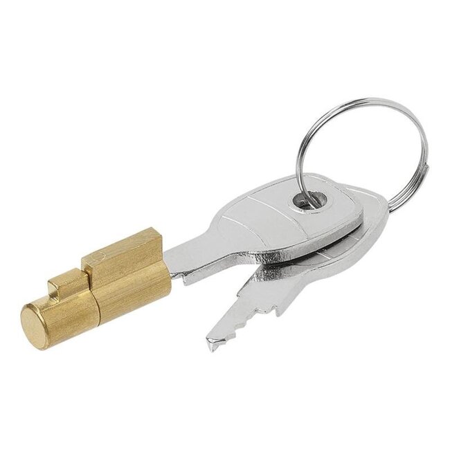 ProPlus Sleutelslot voor disselkoppeling - compact - inclusief 2 sleutels - 2 cm - 0.6 cm
