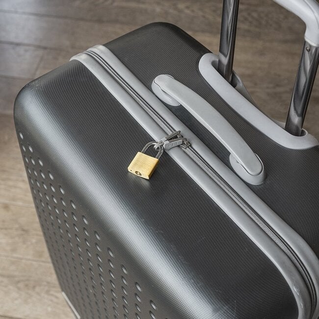 ProPlus Hangslot - Messing - 30 mm - Inclusief 3 sleutels