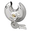 ProPlus Rond discusslot - gehard staal - 70 mm - inclusief 3 sleutels - zilver
