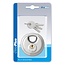 ProPlus Rond discusslot - gehard staal - 70 mm - zilver - inclusief 3 sleutels