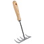 Talen Tools Handharkje - 5 Tands - 28 cm - Gewaxt Hout