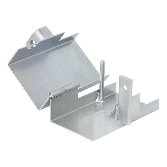 ProPlus Deelbaar koppelingsslot - verzinkt staal - 110 x 110 mm - maximale diefstalbescherming