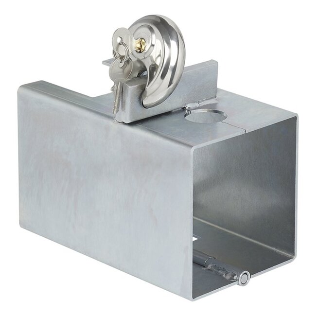 ProPlus Deelbaar koppelingsslot - 110 x 110 mm - met Ø 70 mm discusslot - verzinkt staal