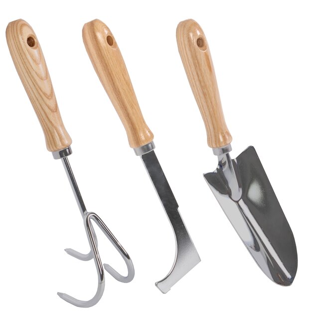 Talen Tools Tuinset 3 Delig Metaal/Hout