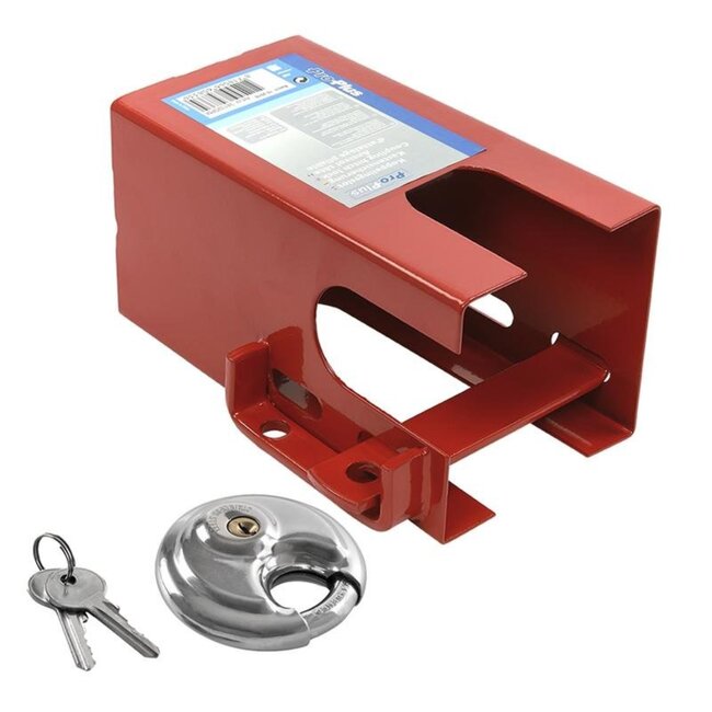 ProPlus Koppelingsslot met discusslot - 110 x 110 mm - maximale diefstalbescherming