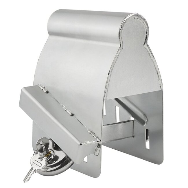 ProPlus Koppelingsslot - Verzinkt Staal - Discusslot - Universele Pasvorm - Eenvoudige Installatie