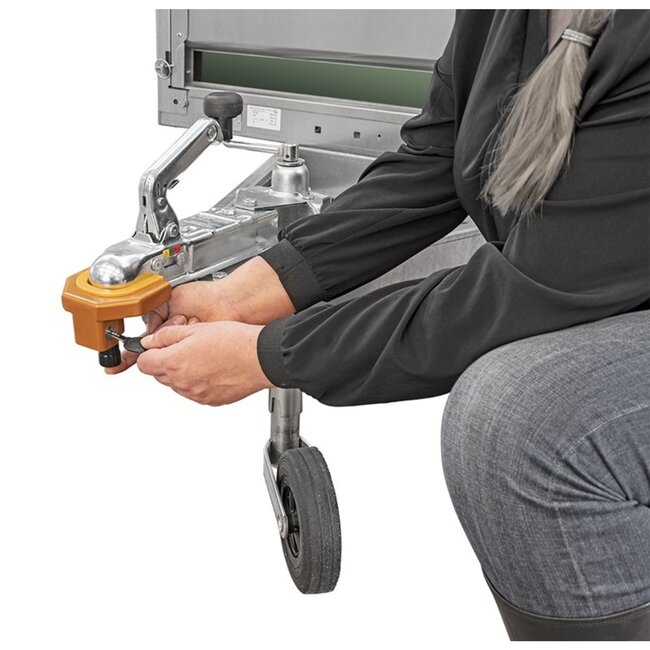 ProPlus Universeel koppelingsslot - roestbestendig - voor koppelingen 4,8 tot 6,1 cm breed