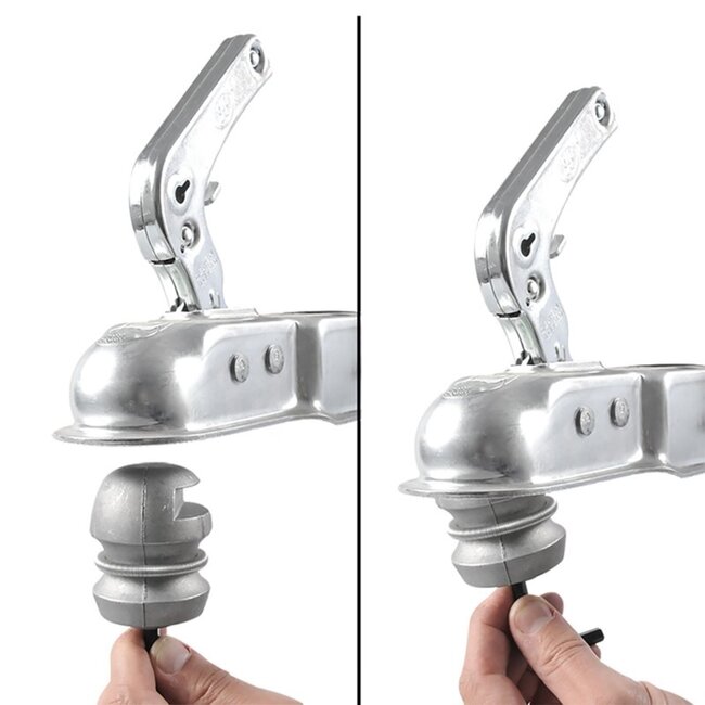 ProPlus Compact koppelingsslot - antidiefstal - Ø 50 mm - inclusief 2 sleutels