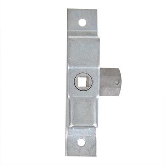 ProPlus Groot bakslot voor op- en inbouw - 125 x 25 x 12 mm - verzinkt - met veermechaniek